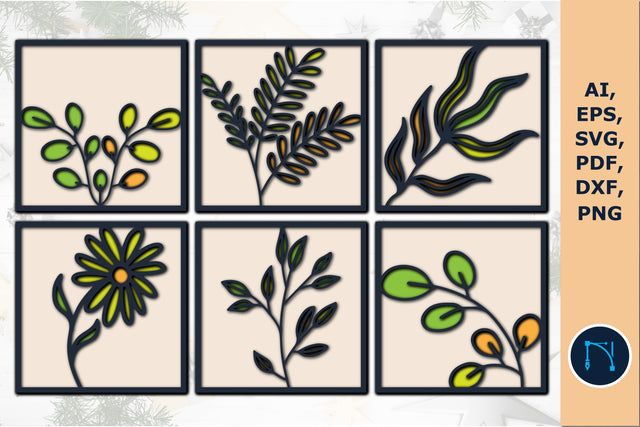 multilayer Botany lightbox SVG bundle SVG MD JOYNAL ABDIN 