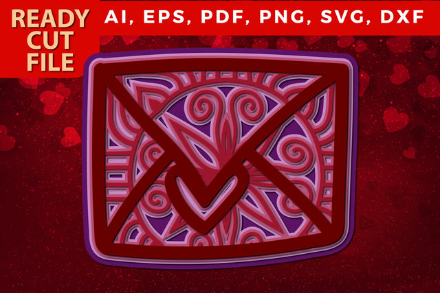 multilayer valentine SMS symbol SVG SVG MD JOYNAL ABDIN 