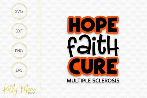 Multiple Sclerosis Awareness Cut File Kelly Maree Design 