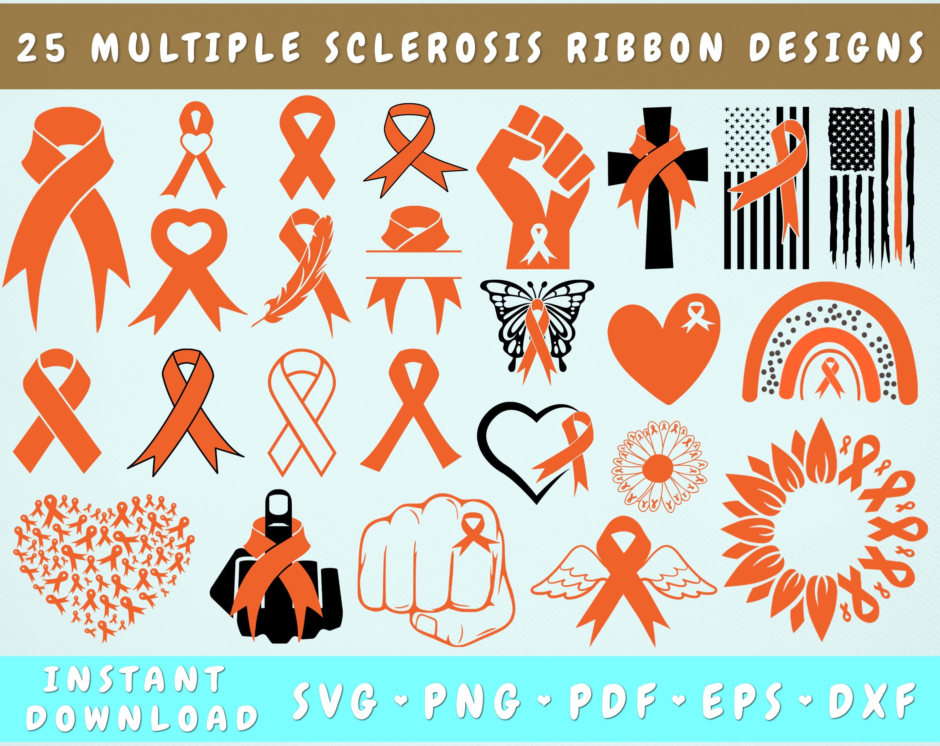 multiple sclerosis ribbon
