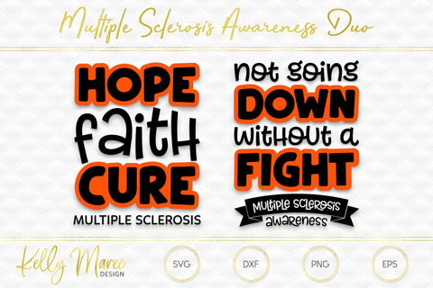 Multiple Sclerosis Cut File Duo Kelly Maree Design 