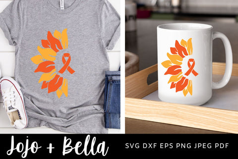 Multiple Sclerosis Svg, MS Svg, Sunflower SVG, Cricut project ideas, Clip art, Silhouette cameo, MS, autoimmune disease, Cricut SVG Jojo&Bella 