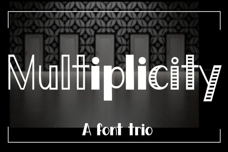 Multiplicity - A font trio - So Fontsy