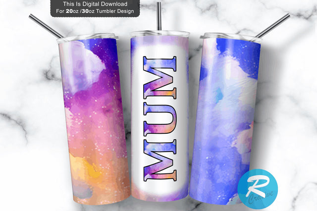Mum 20 oz / 30 oz Tumbler PNG Sublimation Regulrcrative 
