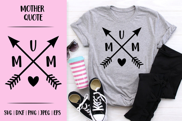 Mum arrows design. Mother’s Day SVG. Mum life SVG LaBelezoka 