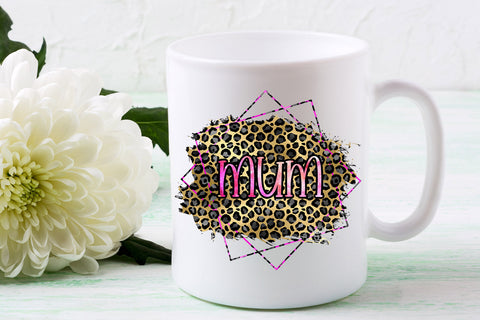 Mum Leopard Print Sublimation I Mothers Day Sublimation Sublimation Happy Printables Club 