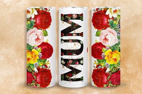 Mum Tumbler Sublimation I Mothers Day Tumbler Wrap PNG Sublimation Happy Printables Club 