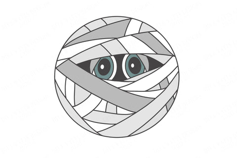 Mummy | Halloween Design | Cutting File and Printable | SVG DXF and More | Halloween Sign | Halloween Shirt | Halloween Pillow SVG Diva Watts Designs 