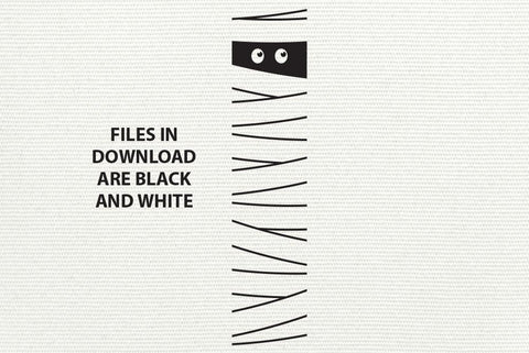 Mummy Halloween Porch Sign | SVG EPS JPG PNG DXF SVG Bow Wow Creative 