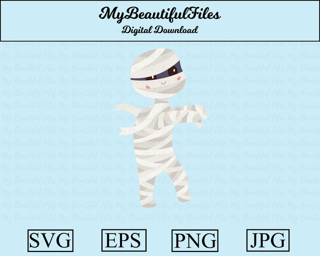 Mummy - Halloween SVG MyBeautifulFiles 