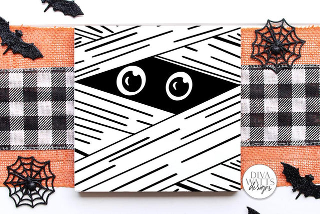 Mummy SVG | Halloween Sign Design SVG Diva Watts Designs 
