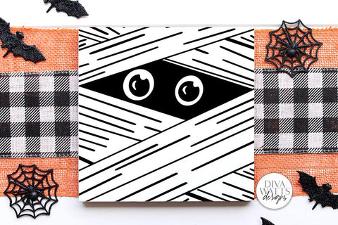 Mummy SVG | Halloween Sign Design SVG Diva Watts Designs 