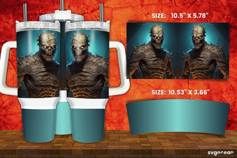 Mummy-werewolf Wrap Bundle | Tumbler | Mug | Pen Sublimation SvgOcean 