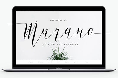 Murano Script Font BonjourType 