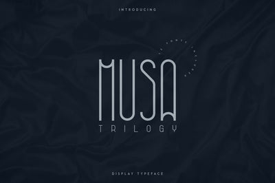 Musa Display Typeface - 12 fonts Font VPcreativeshop 