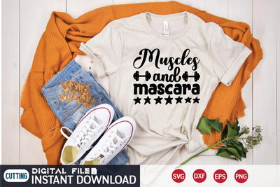 muscles and mascara svg SVG designer krishna 
