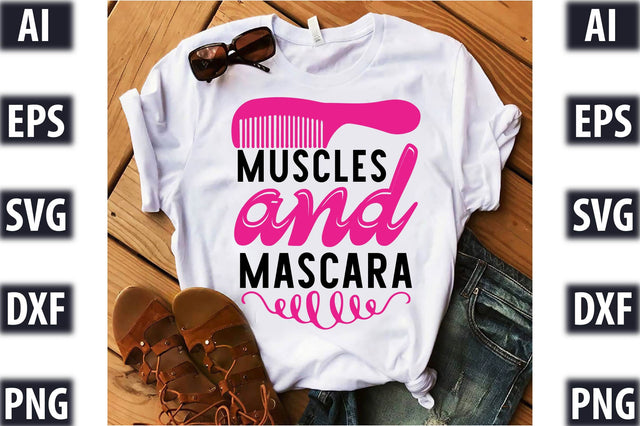 Muscles and mascara SVG SVGista 
