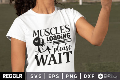 Muscles loading please wait SVG SVG Regulrcrative 