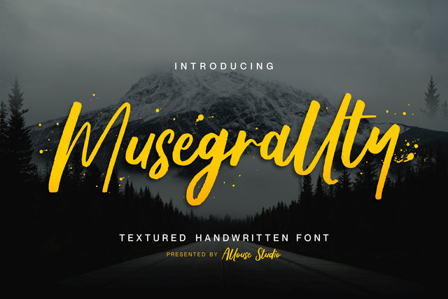 Musegrallty Font Allouse.Studio 