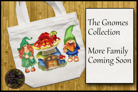 Mushroom House for Gnomes - Print n Sketch for Foil Quill - Bundle Sketch DESIGN DrawnTogether with love 