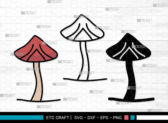 Mushroom Icons Color, Mushroom Svg, Fungi Svg, Mushrooms, Cute Mushrooms, Mushroom Bundle, Icon Bundle, Svg Cut File, Dxf, Eps, Png, SVG ETC Craft 