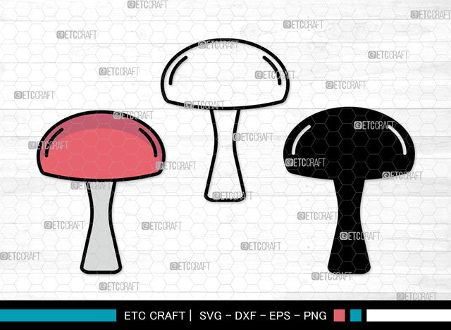 Mushroom Icons Color, Mushroom Svg, Fungi Svg, Mushrooms, Cute Mushrooms, Mushroom Bundle, Icon Bundle, Svg Cut File, Dxf, Eps, Png, SVG ETC Craft 