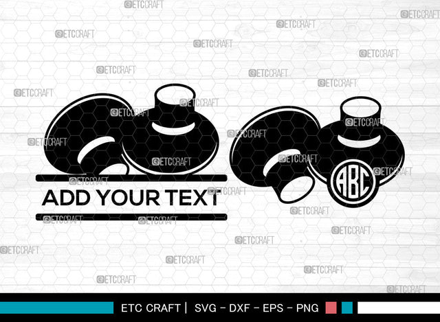 Mushroom Monogram SVG, Circle Monogram Svg, Witchy Mushrooms Svg, Fungus Svg, Champignon Svg, Mushroom Icon Svg, Mushroom SVG ETC Craft 