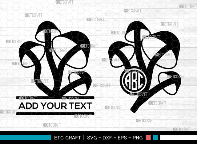Mushroom Monogram SVG, Circle Monogram Svg, Witchy Mushrooms Svg, Fungus Svg, Champignon Svg, Mushroom Icon Svg, Mushroom SVG ETC Craft 
