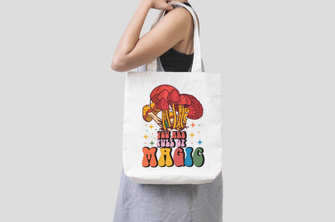 Mushroom Retro Hippie Sublimation SVG designartist 