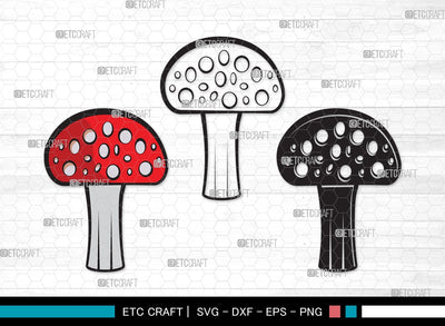 Mushroom SVG | Fungus Svg | Fungi Svg | Shrooms Svg | Mushroom Clipart SVG ETC Craft 