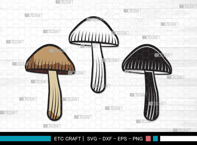 Mushroom SVG | Fungus Svg | Fungi Svg | Shrooms Svg | Mushroom Clipart SVG ETC Craft 