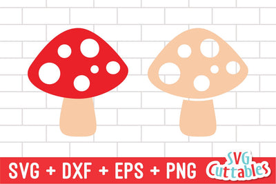 Mushroom svg - Mushrooms Cut File - svg - dxf - eps - png - Silhouette - Cricut - Digital Download SVG Svg Cuttables 