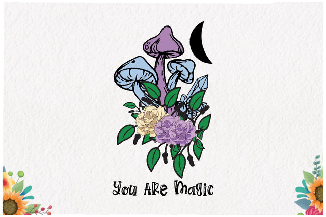 Mushroom You Are Magic Sublimation Sublimation Jagonath Roy 