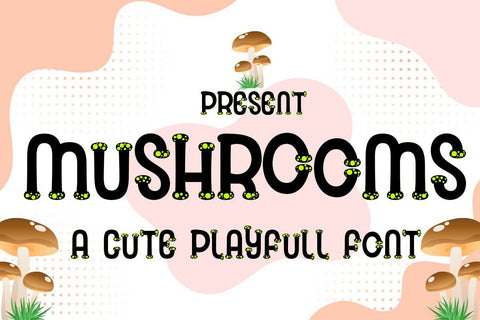 Mushrooms Font JH-CreativeFont 