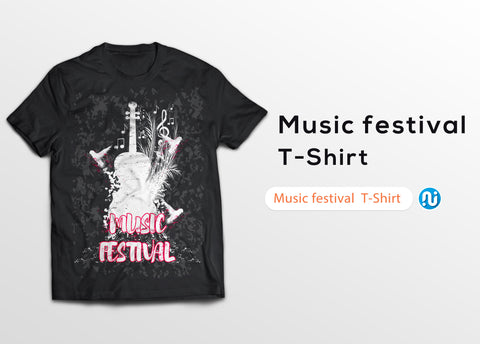 Music Festival Concept SVG T-Shirt Design SVG naemmiah021 