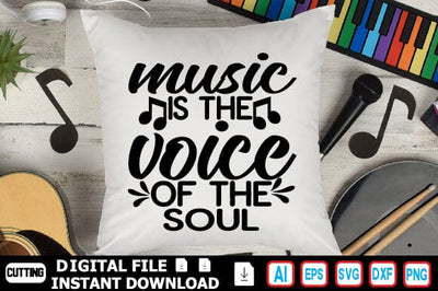 Music is the Voice of the Soul SVG Craftlabsvg24 