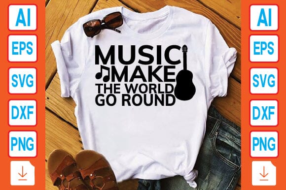 Music Make the World Go Round SVG Craftlabsvg24 
