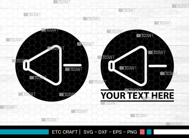 Music Player Icons Monogram, Music Player Svg, Music Svg, Audio Player Svg, Player Button Svg, Music Player Monogram, Icon Monogram, Svg Cut File, Dxf, Eps, Png, SVG ETC Craft 