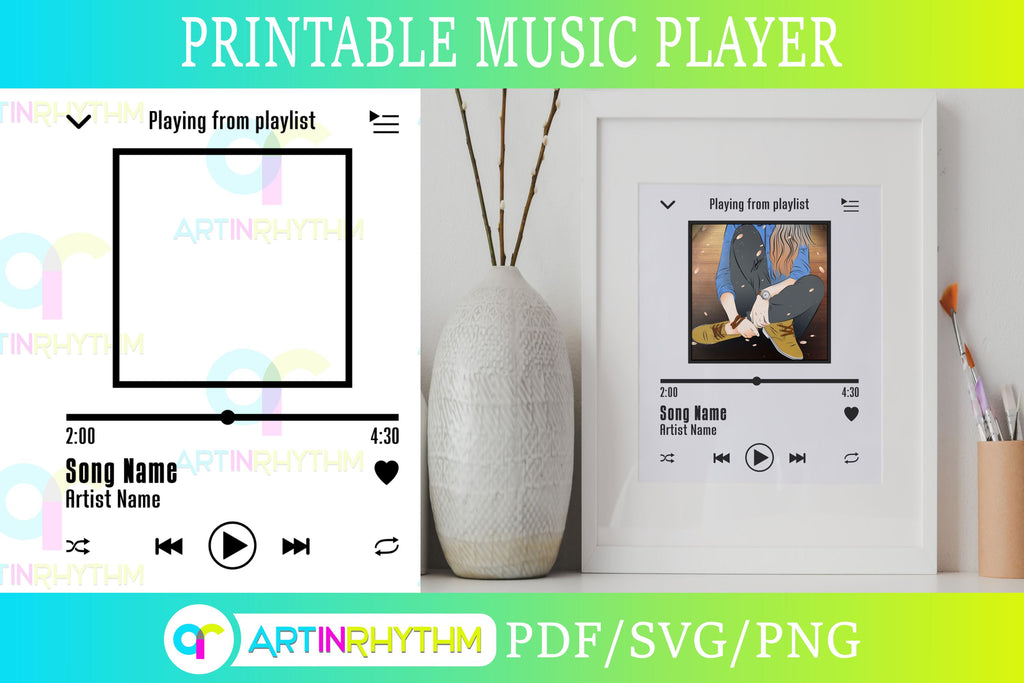 Music Player SVG, PNG, PDF - So Fontsy