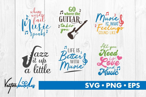 Music quote bundle svg SVG vectorbundles 