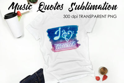 Music Quotes Sublimation | Funny T Shirt Designs | Music PNG Sublimation Fly Design 