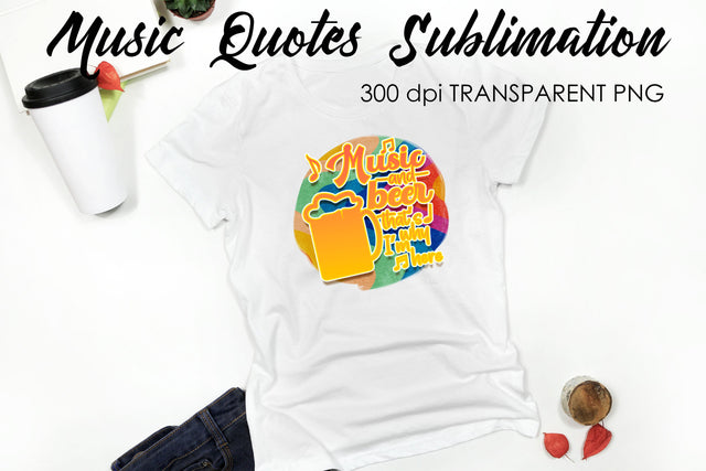 Music Quotes Sublimation | Funny T Shirt Designs | Music PNG Sublimation Fly Design 
