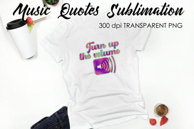 Music Quotes Sublimation | Funny T Shirt Designs | Music PNG Sublimation Fly Design 