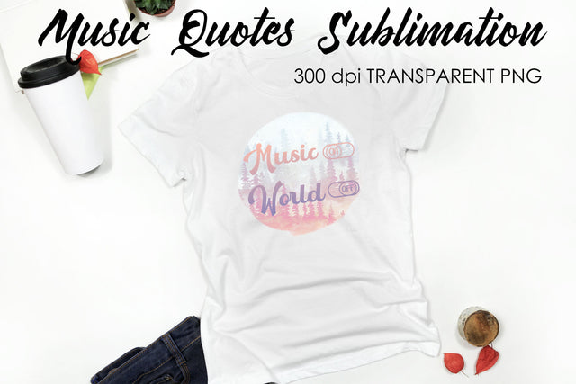 Music Quotes Sublimation | Funny T Shirt Designs | Music PNG Sublimation Fly Design 