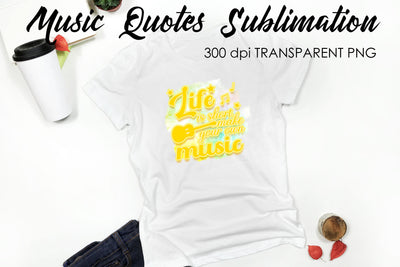 Music Quotes Sublimation | Funny T Shirt Designs | Music PNG Sublimation Fly Design 