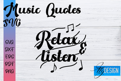 Music Quotes SVG | Funny Music Sayings SVG Fly Design 