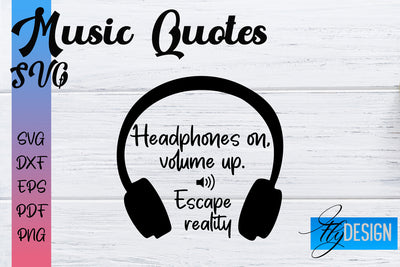 Music Quotes SVG | Funny Music Sayings SVG Fly Design 