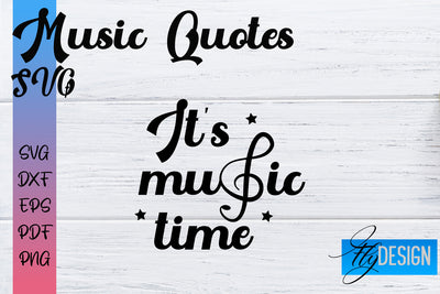 Music Quotes SVG | Funny Music Sayings SVG Fly Design 