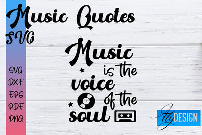 Music Quotes SVG | Funny Music Sayings SVG Fly Design 