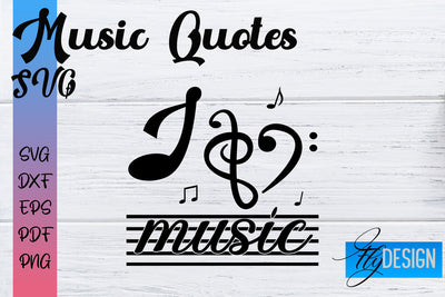 Music Quotes SVG | Funny Music Sayings SVG Fly Design 